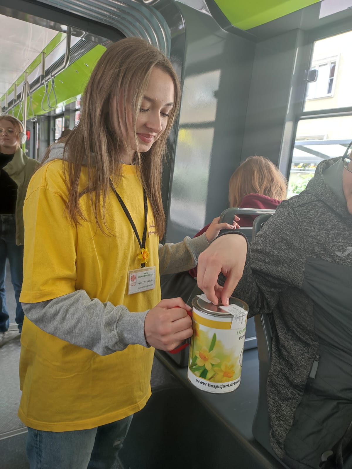 Caritas-Budowlanka - zbiórka w olsztyńskich tramwajach