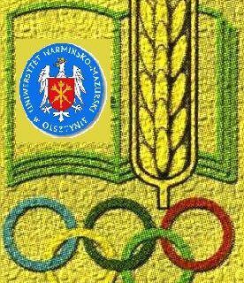logo Szkolny etap XLVII Olimpiady Wiedzy i Umiejętności Rolniczych, blok architektura krajobrazu.