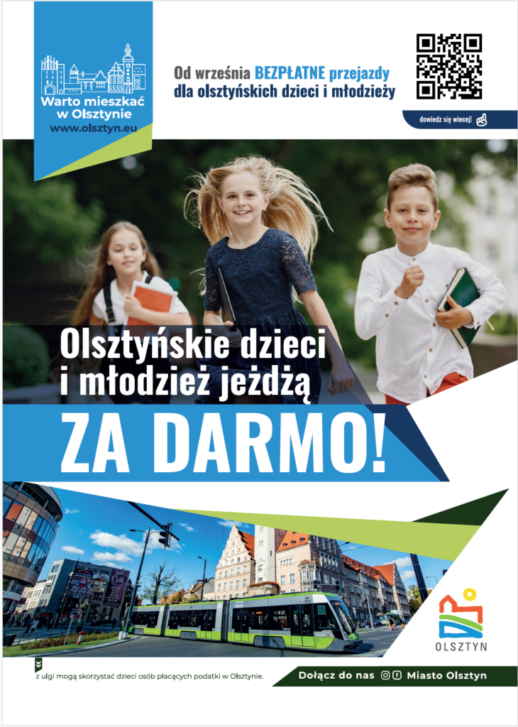 plakat olsztyńskie tramwaje 