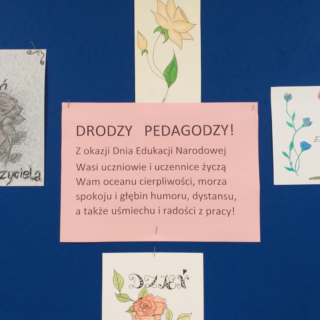 podziekowania dla na uczycieli