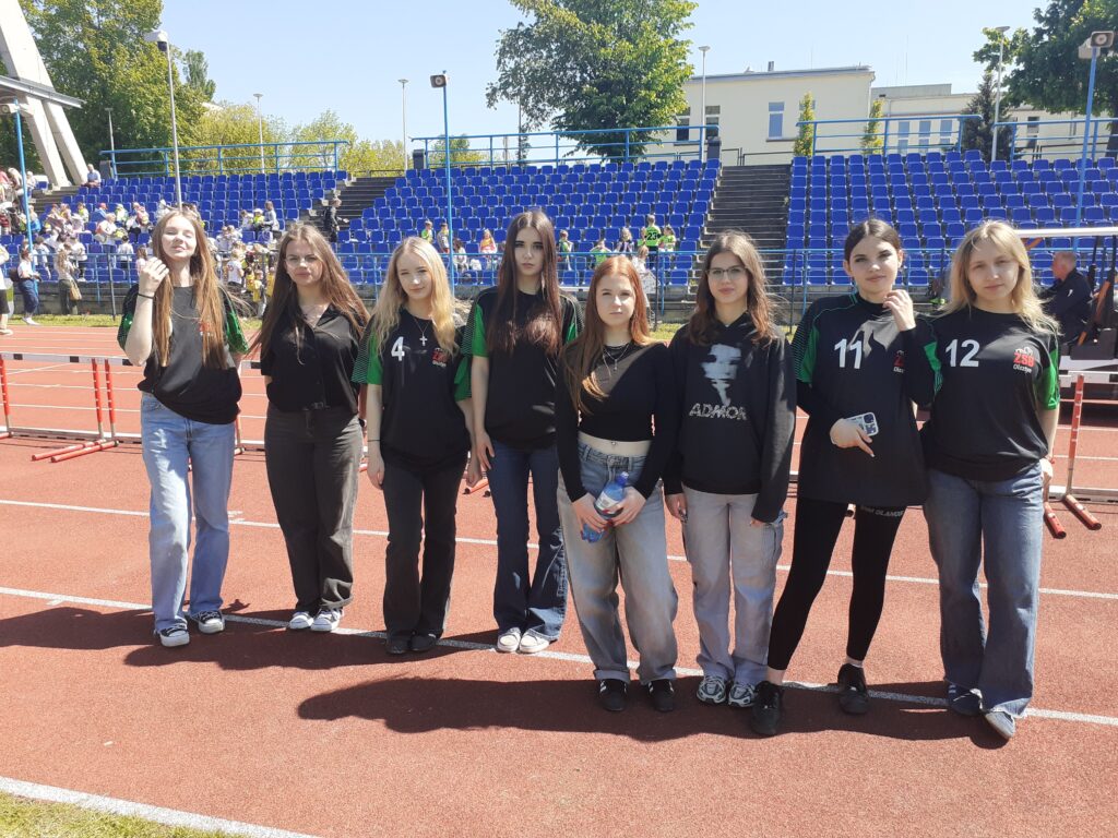 Grupa wolontariuszy Zespołu Szkół Budowlanych w Olsztynie