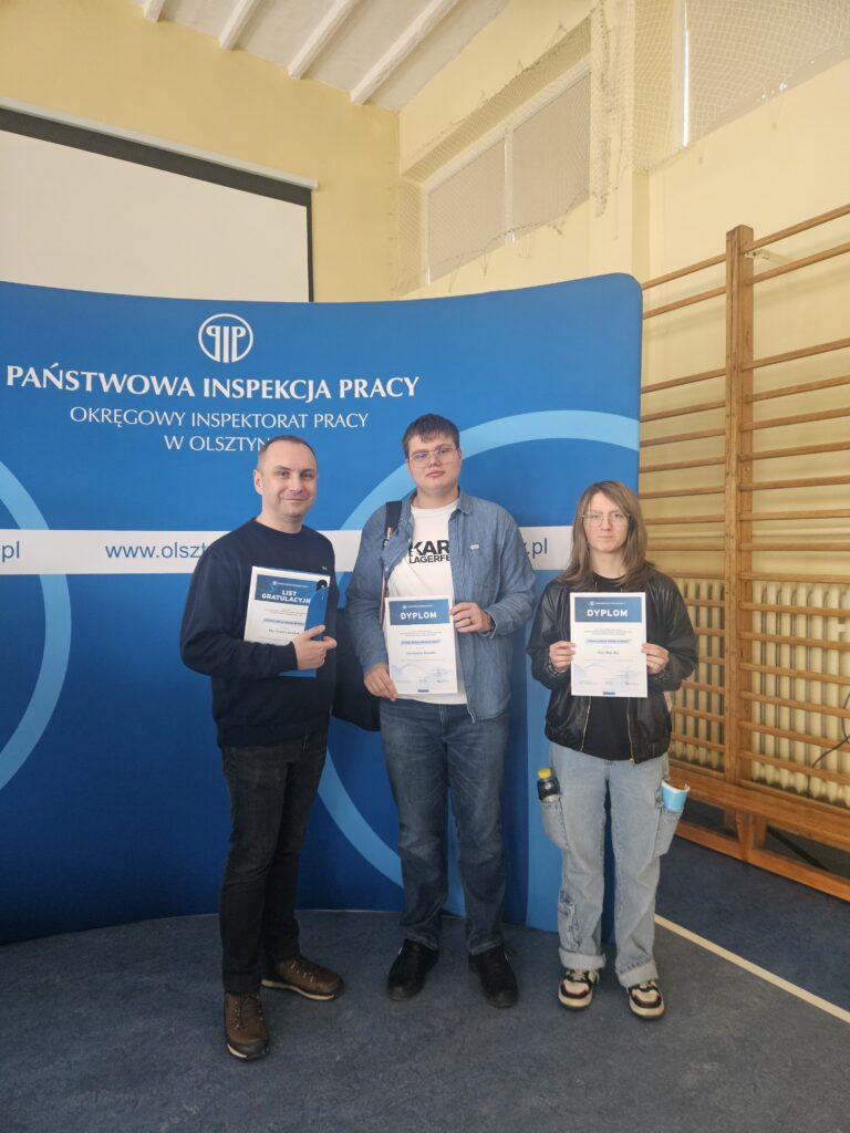 Uczniowie na etapie regionalnym konkursu PIP_1